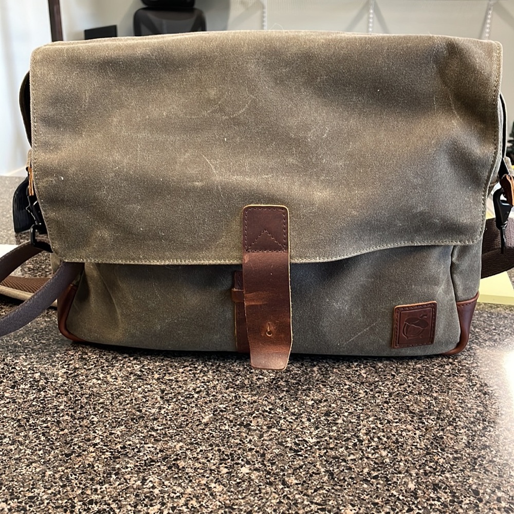 Barely used NutSac briefcase Satchel 15. Made in USA